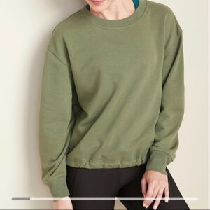 Old navy Loose French-Terry Tie-Back pull over Sweatshirt